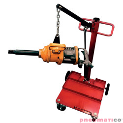 Klucz udarowy z w&oacute;zkiem transportowym GTools ZM-100L 1" 4180Nm