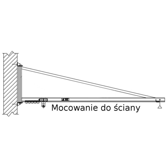 Żuraw do narzędzi Pneumatico JG-2002 2m