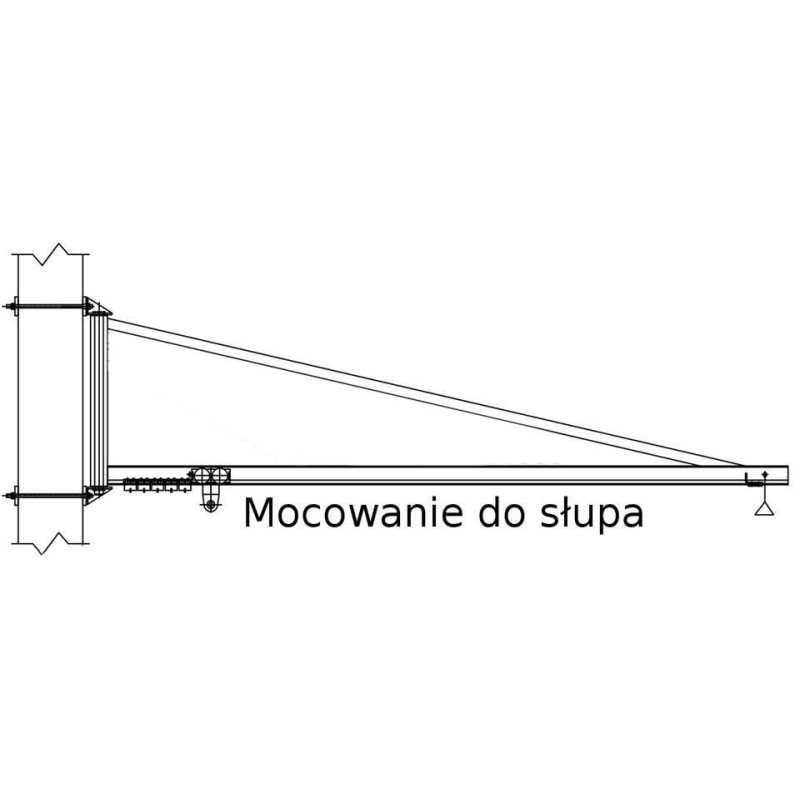 Żuraw do narzędzi Pneumatico JG-2002 2m