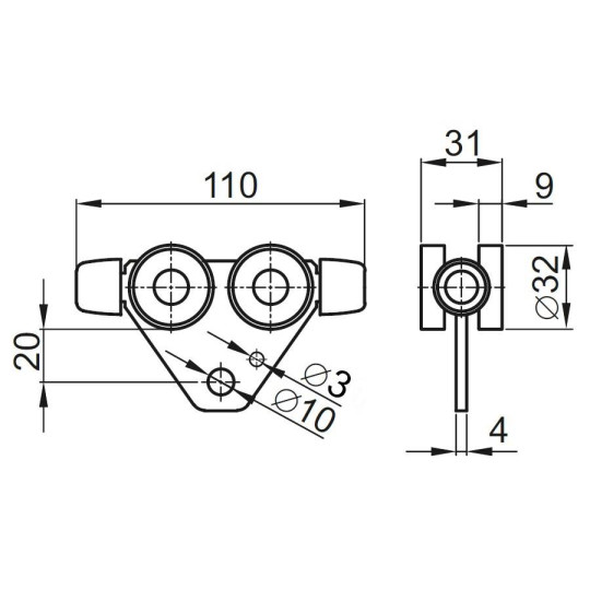 Żuraw do narzędzi Pneumatico JG-2002 2m