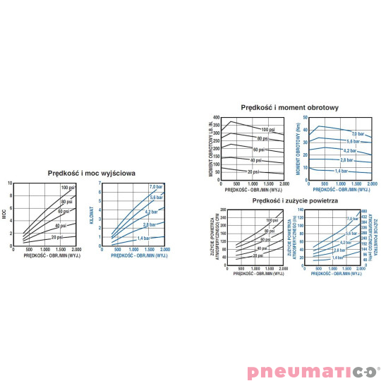 Silnik pneumatyczny GAST smarowany, TYP 16AM-FRV-13