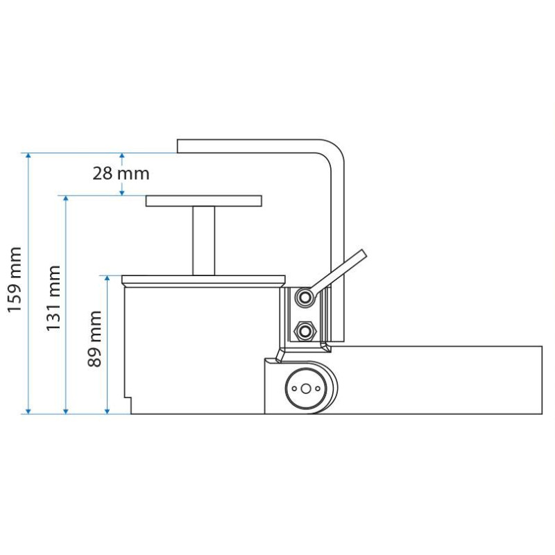 Rozpierak pneumatyczny łom do naprawy palet Pneumatico R42
