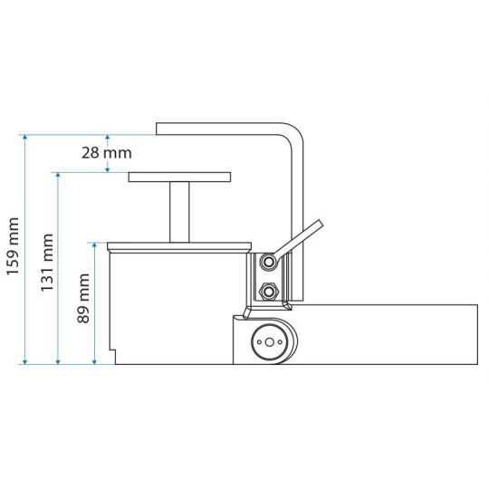 Rozpierak pneumatyczny łom do naprawy palet Pneumatico R42
