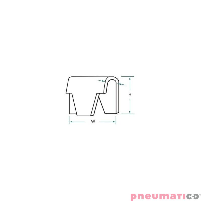 Klips do sprężyn CL-73 op.-6000szt. 05118 Klips do sprężyn CL-73 op.-6000szt. 05118