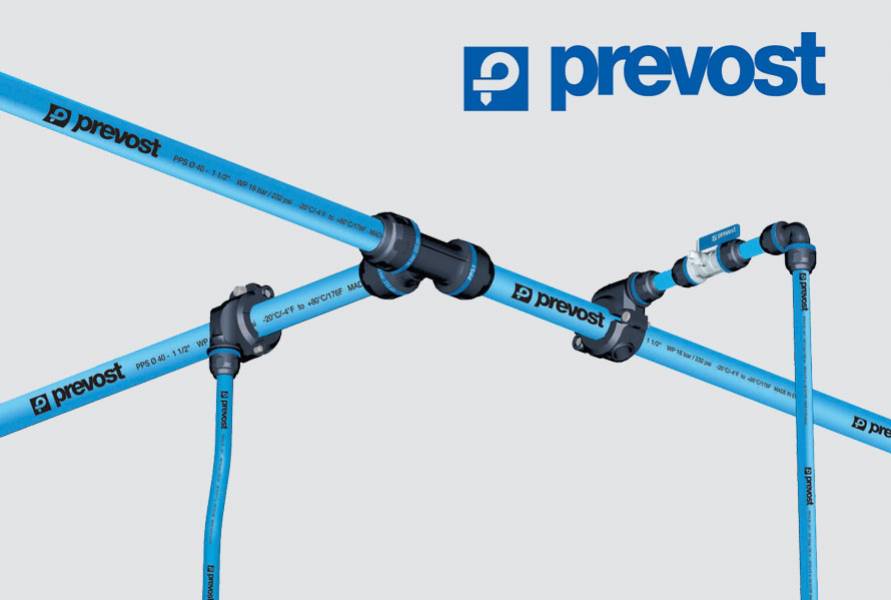 Prevost – innowacyjny system rur i złączek z aluminium Prevost – innowacyjny system rur i złączek z aluminium